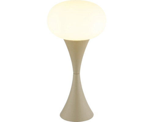 Stolní lampa s kulatým stínidlem