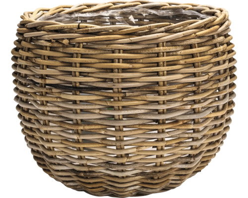 Pletený květináč z ratanu