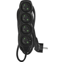 Prodlužovací kabel se čtyřmi zásuvkami a kabelem