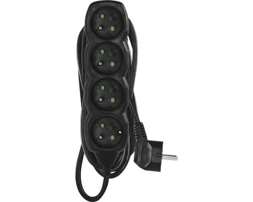 Prodlužovací kabel se čtyřmi zásuvkami a kabelem