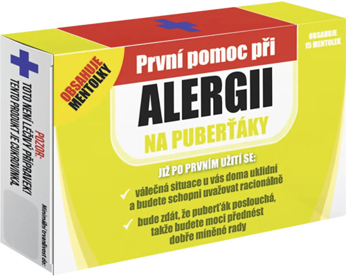 Balení produktu proti pubertální alergii