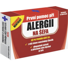Pomoc při alergiích na šéfa s 15 mentolovými pastilkami