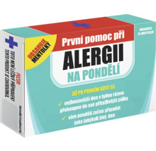 Balení produktu první pomoci proti alergiím v pondělí