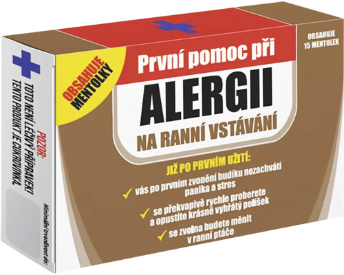 Balení produktu proti ranní alergii