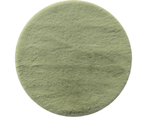 Kulatý koberec ze syntetických vláken