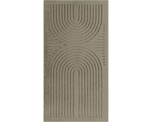 Koberec Shaggy SoleVito Romance Reno hnědý (choco) 80x150 cm Dekorační obkládačka s geometrickým vzorem čar