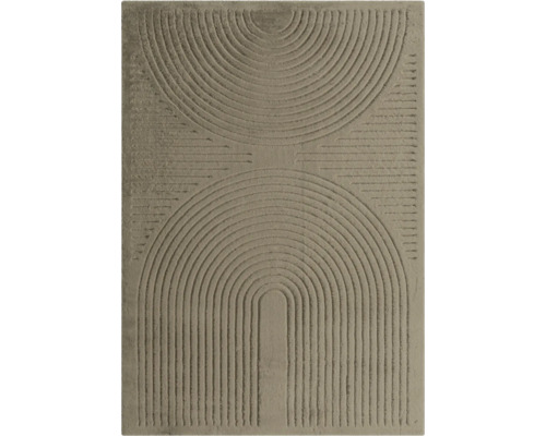 Koberec Shaggy SoleVito Romance Reno hnědý (choco) 160x230 cm Koberec s geometrickým vzorem