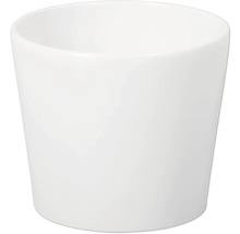 Bílý keramický květináč