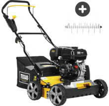 Provzdušňovač trávníku Texas s košem a vertikutačním válcem