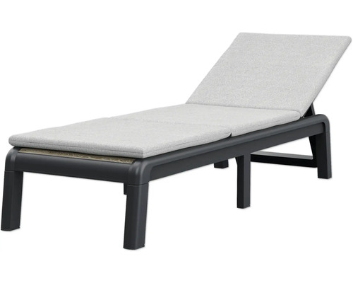 Zahradní lehátko s polstrovanou podložkou