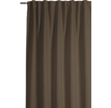 Záclona se zavěšením na řasící pásce na záclonové tyči