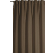 Záclona z látky se závěsným systémem s řasící páskou