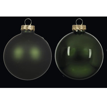 Dvě skleněné vánoční koule se závěsem