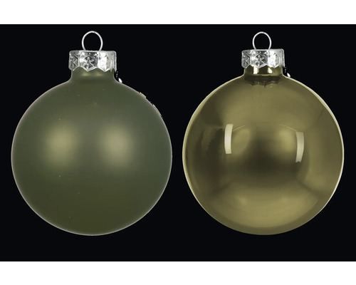 Dvě vánoční koule se závěsem