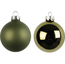 Dvě vánoční koule se závěsem