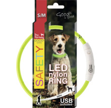 LED nylonový kruh pro psy velikosti S/M pro bezpečnost