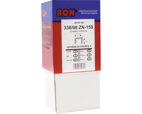 RON Sponky typ 338/08 ZN-150, množství: 6600 kusů
