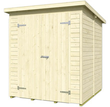 Dřevěná zahradní skříň s dveřmi