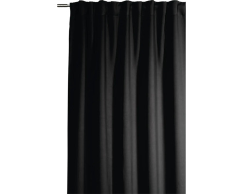 Záclona se závěsem na řasící pásce na záclonové tyči