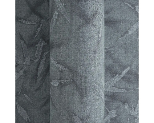 Šedá textilní role s motivem listů