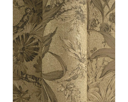 Detail tapety s květinovým vzorem