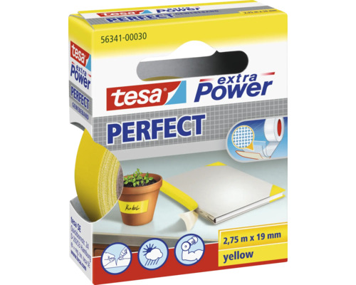 Tesa Extra Power Perfect textilní páska, 2,75 m x 19 mm