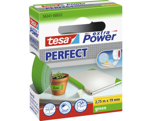 Tesa Extra Power Perfect textilní páska, 2,75 m x 19 mm