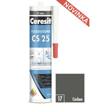 Ceresit Flexsilicone CS 25 sanitární a obkladový silikon, barva Carbon