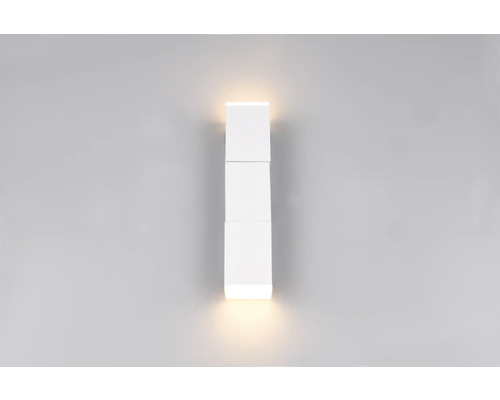 Bílé nástěnné svítidlo se světelnými efekty