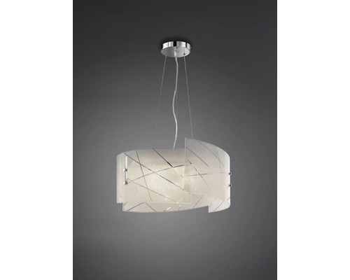 Moderní závěsná lampa se skleněným stínidlem