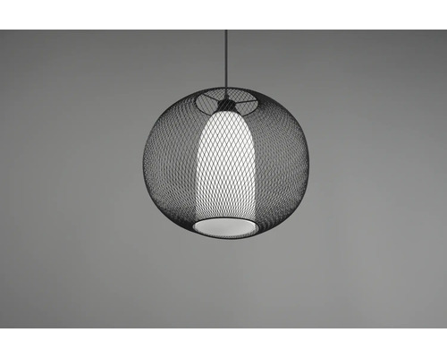 Závěsné svítidlo s kovovým drátěným stínidlem