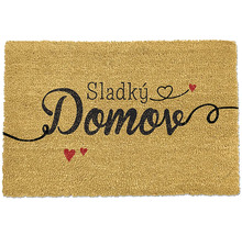 Rohožka s nápisem Sladký domov