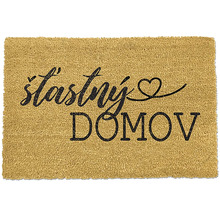 Rohožka s nápisem 'Šťastný Domov'