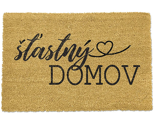 Rohožka s nápisem 'Šťastný Domov'