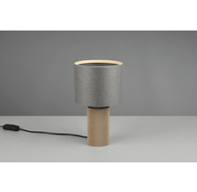 Stolní lampa se stínidlem a rýhovanou základnou