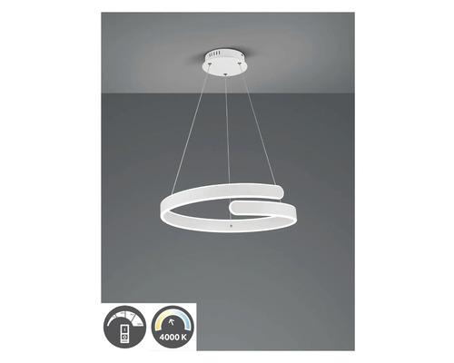 Moderní LED závěsné svítidlo s kruhovým designem a nastavitelným jasem