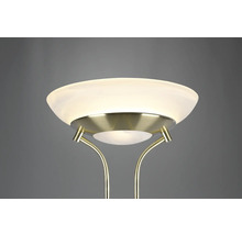 Stojací lampa se skleněným stínidlem