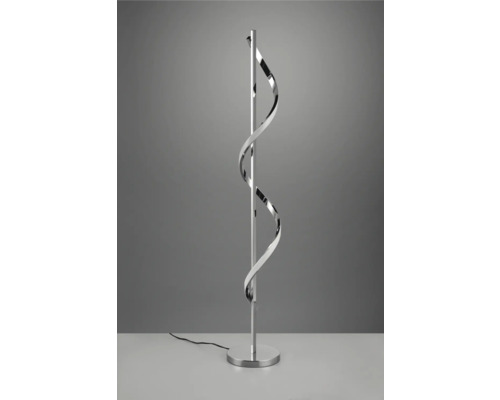 Stojací lampa se spirálovým designem z kovu