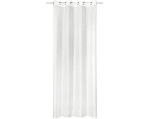 Bílý závěs s očky