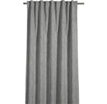 Šedý závěs s řasicí páskou