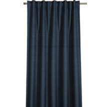 Modrý, neprůhledný závěsný panel se skládaným páskem