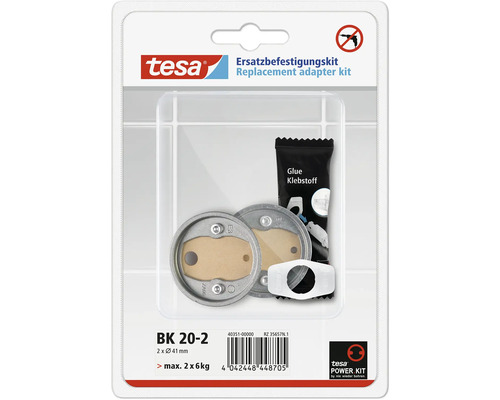 Náhradní upevňovací sada Tesa s lepidlem a adaptéry