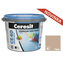 Kbelík Ceresit CE 40 Aquastatic Premium Flex spárovací hmota, barva Frappe