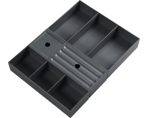 Organizér na příbory do zásuvek s přihrádkami