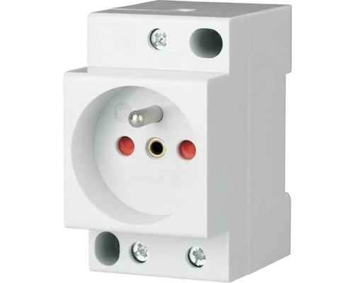Zásuvka na DIN lištu EATON 266876 240V/16A Zásuvka s ochranným kontaktem pro lištu DIN