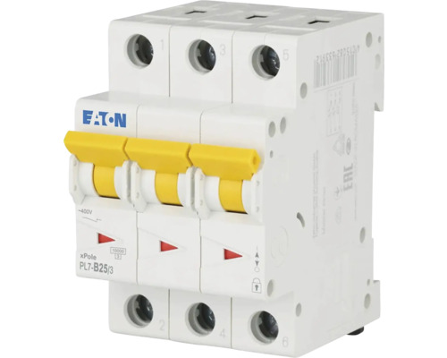 Jistič EATON 263391 PL7, 3P, B, 25A, 10kA Jistič Eaton