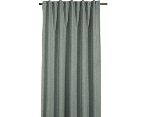 Šedý závěs s řasicí páskou