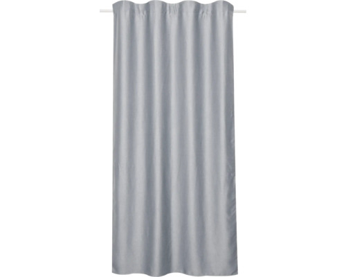 Šedý závěs s řasicí stuhou