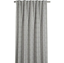 Záclona se závěsem na řasící pásce a vzorem