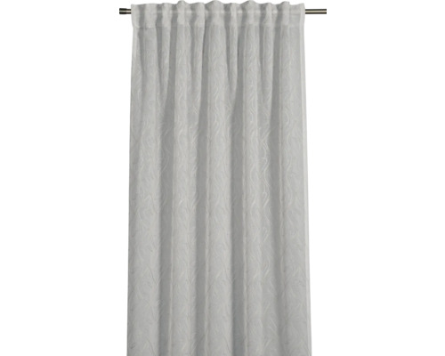 Záclona se vzorovaným závěsem